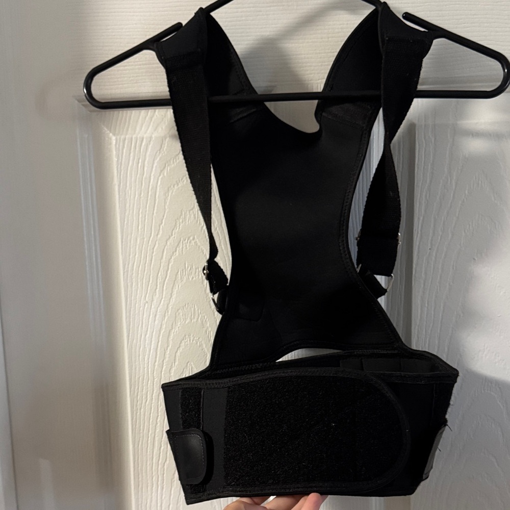 Black Posture Corrector Brace